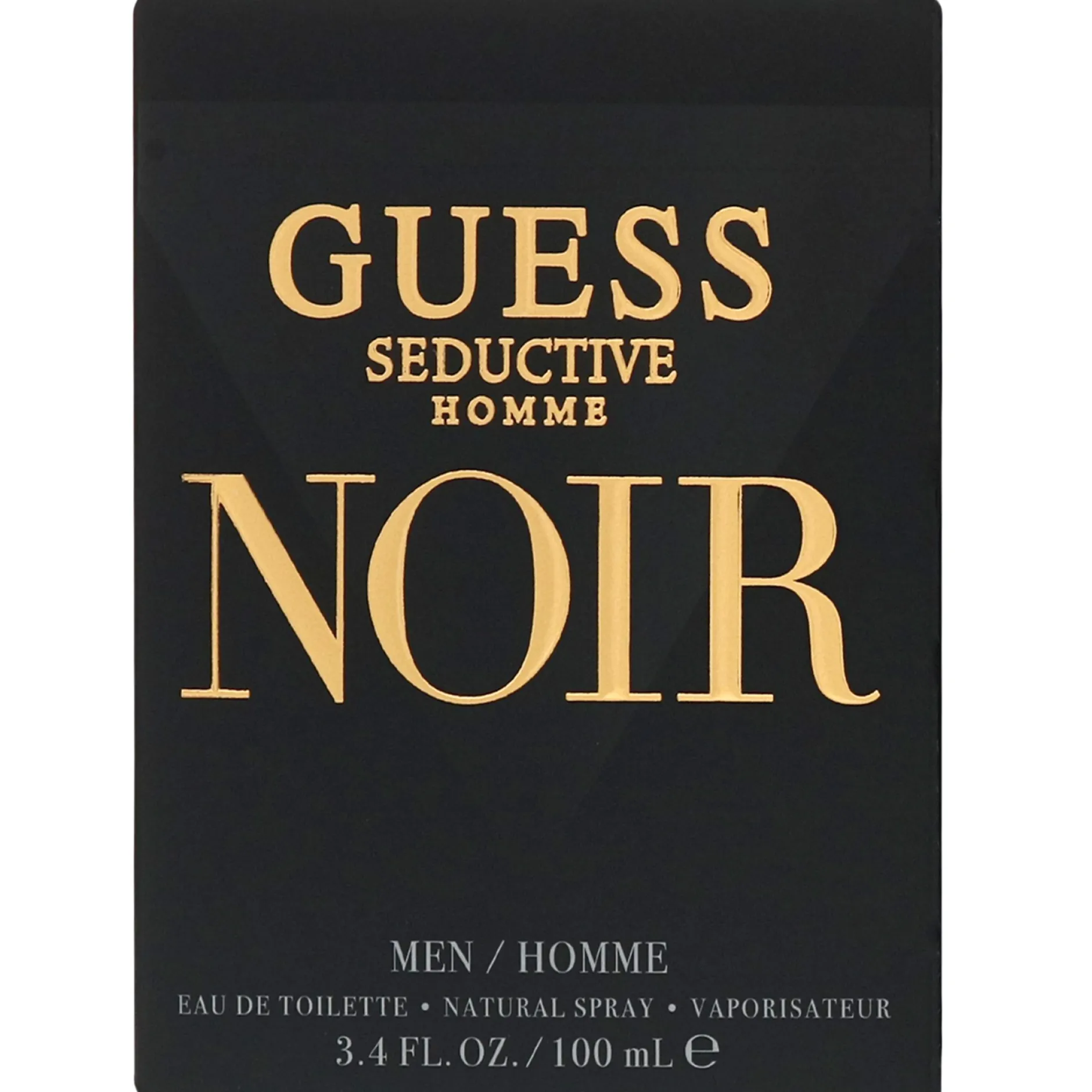 Guess Seductive Homme Noir Eau de Toilette Spray 100ml Outlet