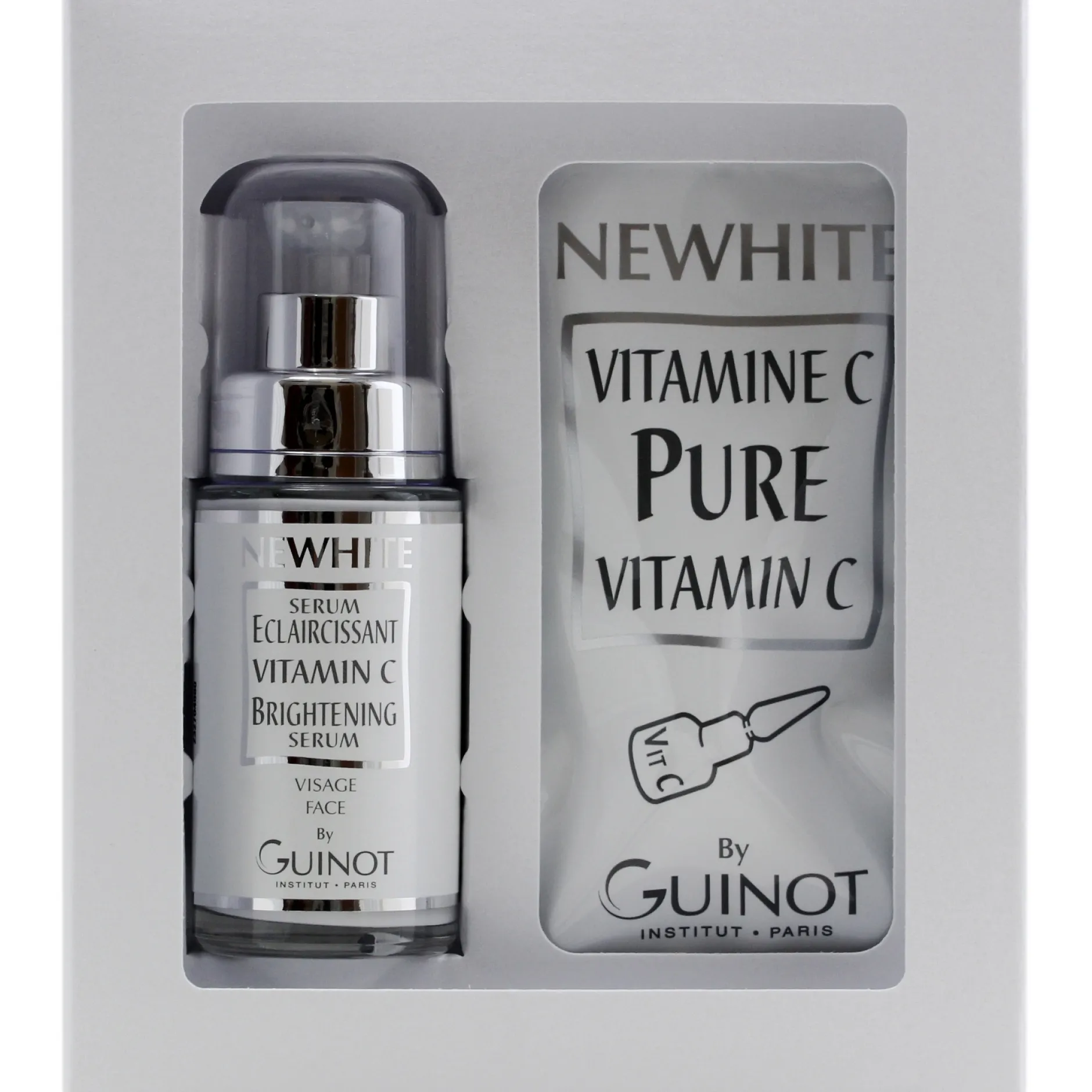 Guinot Newhite Serum Eclaircissant Vitamin C Brightening Serum 14 Day Treatment 23.5ml + 1.5g / 0.80 oz. + 0.05 oz. Outlet
