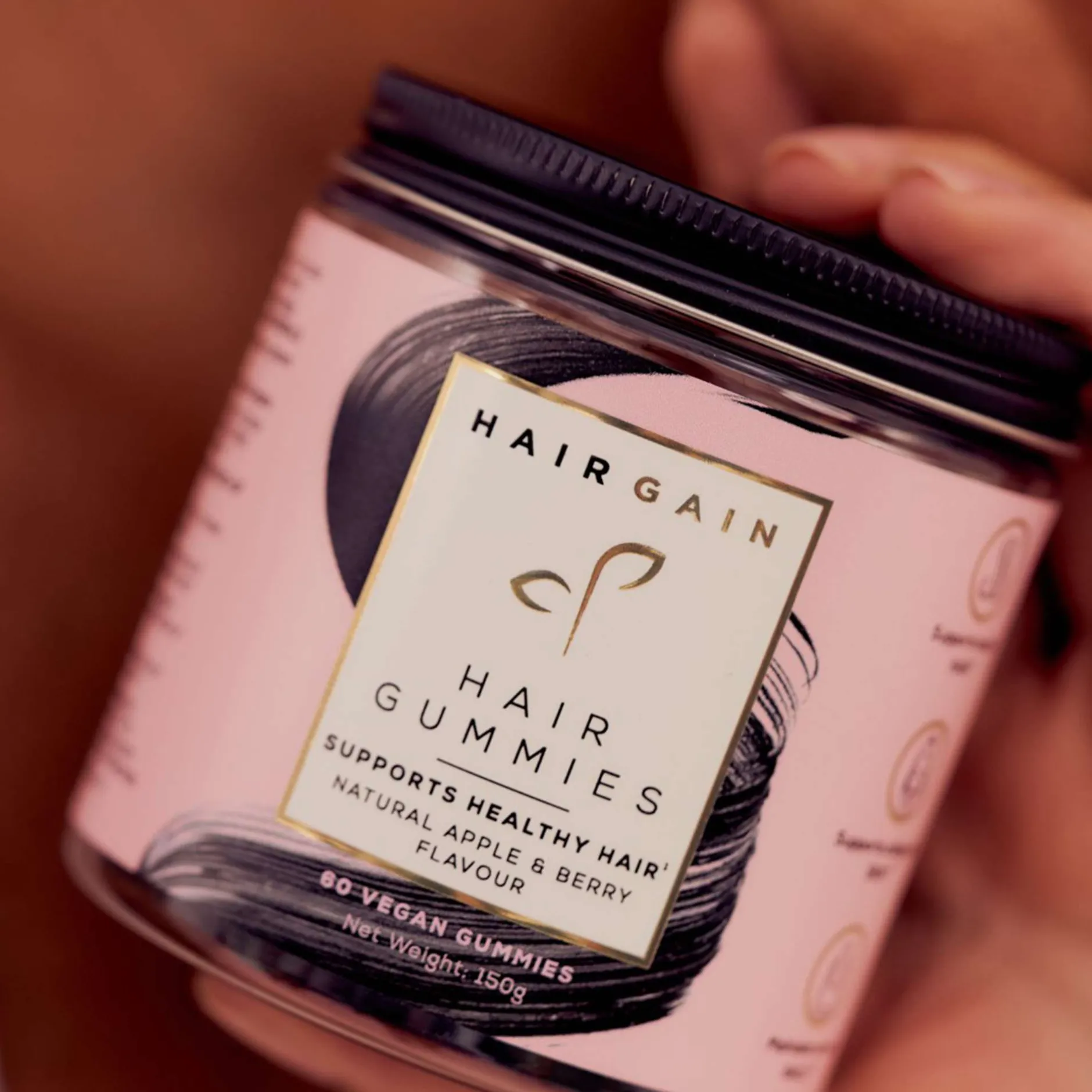 Hair Gain Gummies 1 Month Supply x 60 Gummies Best