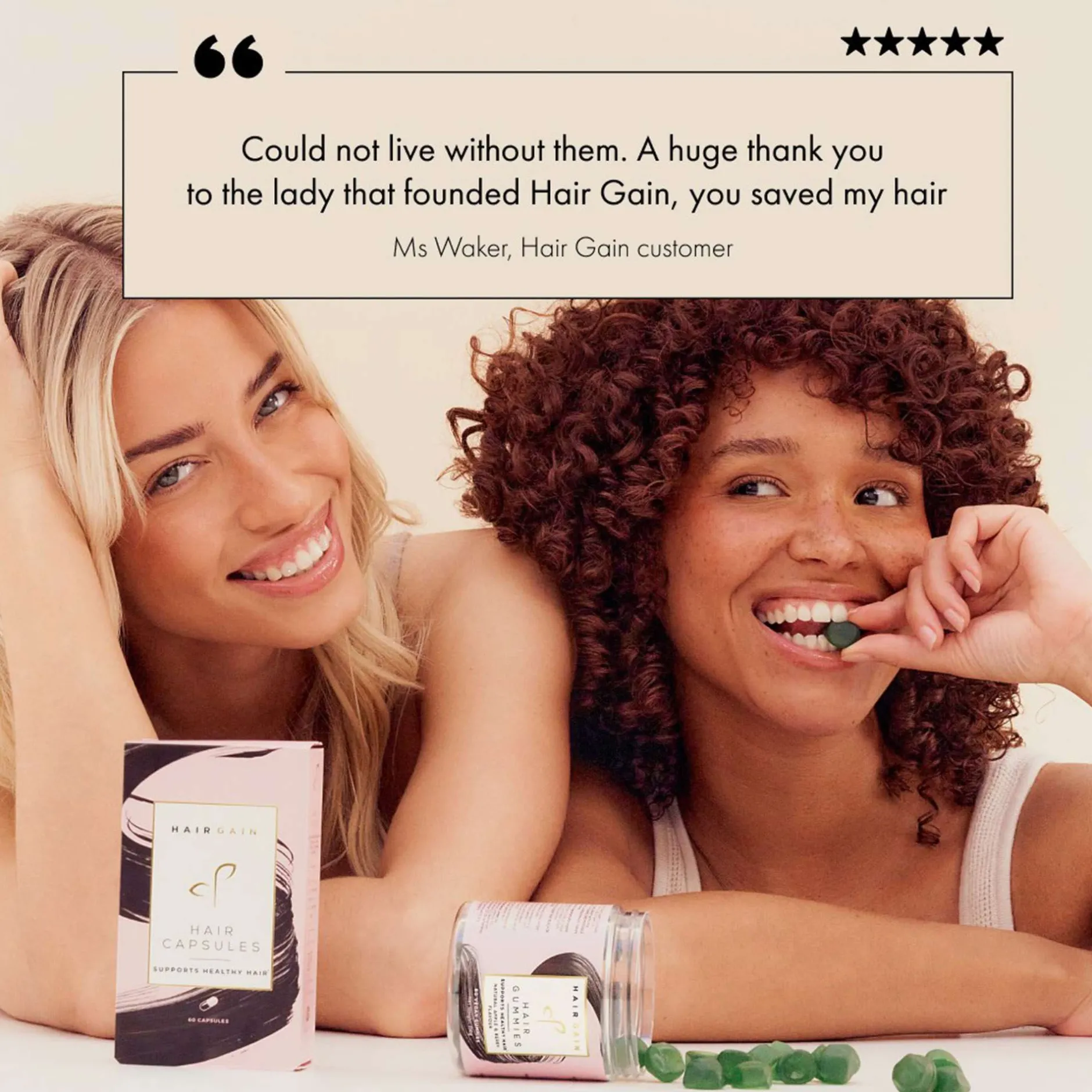 Hair Gain Gummies Duo - 2 Month Supply x 120 Gummies Hot