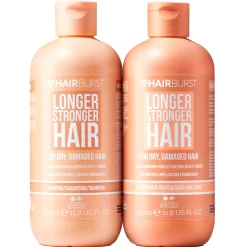 Hairburst Longer Stronger Hair Shampoo 350ml & Conditioner 350ml For Dry & Damaged Hair Best