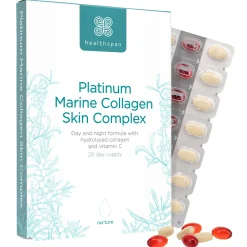 Healthspan Collagen Platinum Marine Collagen Skin Complex x 28 Capsules & x 28 Tablets New