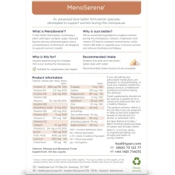 Healthspan MenoSerene® Soy Isoflavones, Flaxseed & Sage Tablets x 60 Sale