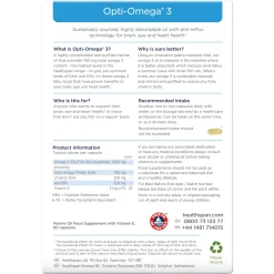 Healthspan Omega 3 Opti−Omega® 3 Capsules x 60 Hot