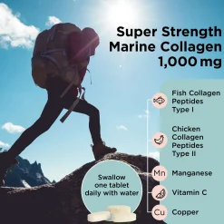 Healthspan Super Strength Marine Collagen Complex Tablets x 60 Best