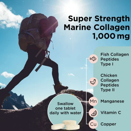 Healthspan Super Strength Marine Collagen Complex Tablets x 60 Best