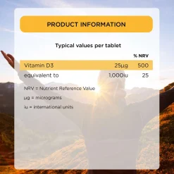 Healthspan Vitamin D Super Strength Vitamin D3 Tablets x 60 Best