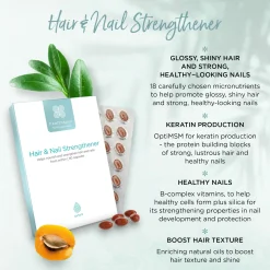 Healthspan Vitamins & Supplements Hair & Nail Strengthener Nutritional Supplement Capsules x 90 Online