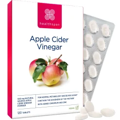 Healthspan Vitamins & Supplements Apple Cider Vinegar Tablets x 120 Clearance