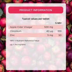 Healthspan Vitamins & Supplements Apple Cider Vinegar Tablets x 120 Clearance