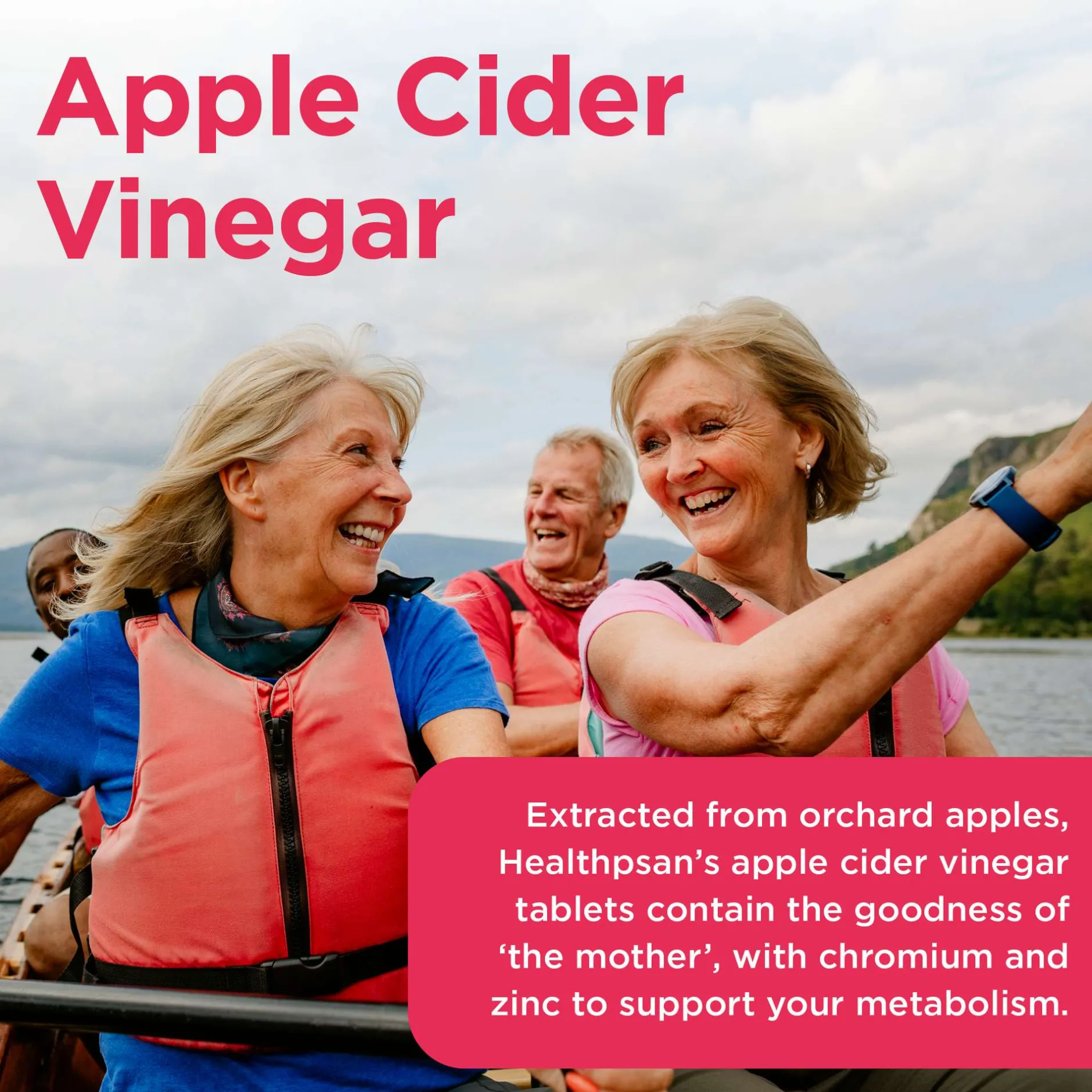 Healthspan Vitamins & Supplements Apple Cider Vinegar Tablets x 120 Clearance