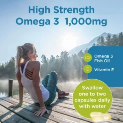 Healthspan Vitamins & Supplements High Strength Omega 3 1000mg Capsules x 120 Best