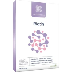 Healthspan Vitamins & Supplements Biotin 1000 µg Tablets x 180 Sale