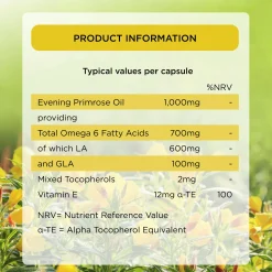 Healthspan Vitamins & Supplements Evening Primrose Oil 1000mg Capsules x 90 Outlet