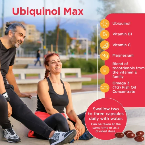 Healthspan Vitamins & Supplements Ubiquinol Max Capsules x 60 Clearance