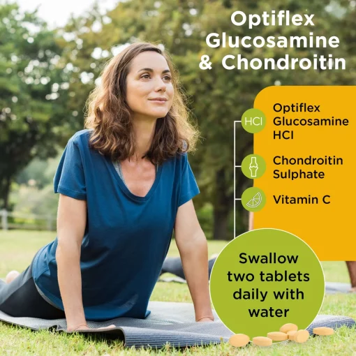 Healthspan Vitamins & Supplements Optiflex Glucosamine 500mg & Chondroitin 100mg Tablets x 120 Hot