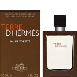Hermès Terre d’ Eau de Toilette Refillable Spray 30ml Hot