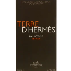 Hermès Terre d' Eau Intense Vetiver Eau de Parfum Spray 200ml New