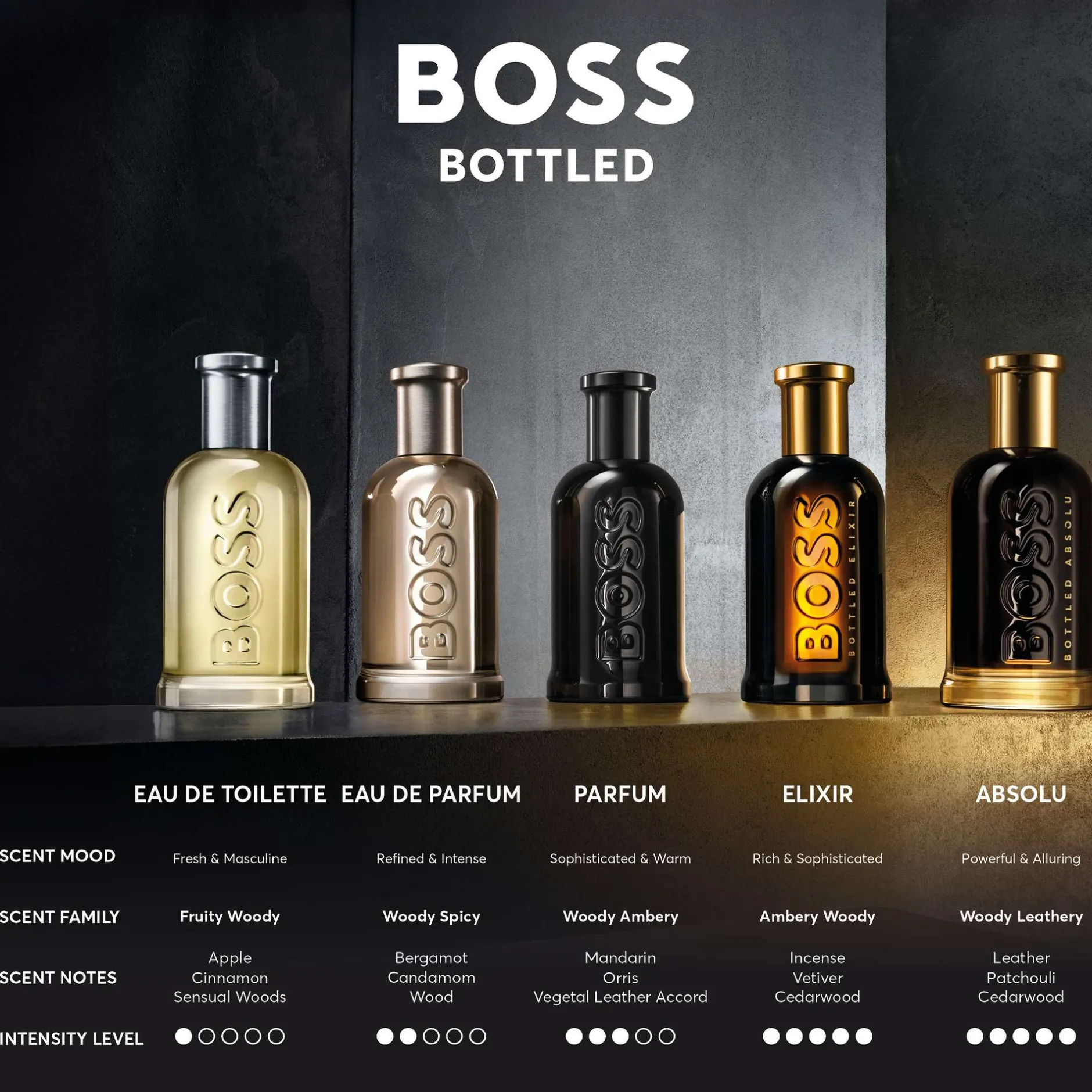 HUGO BOSS BOSS Bottled Absolu Eau de Parfum Intense 100ml New