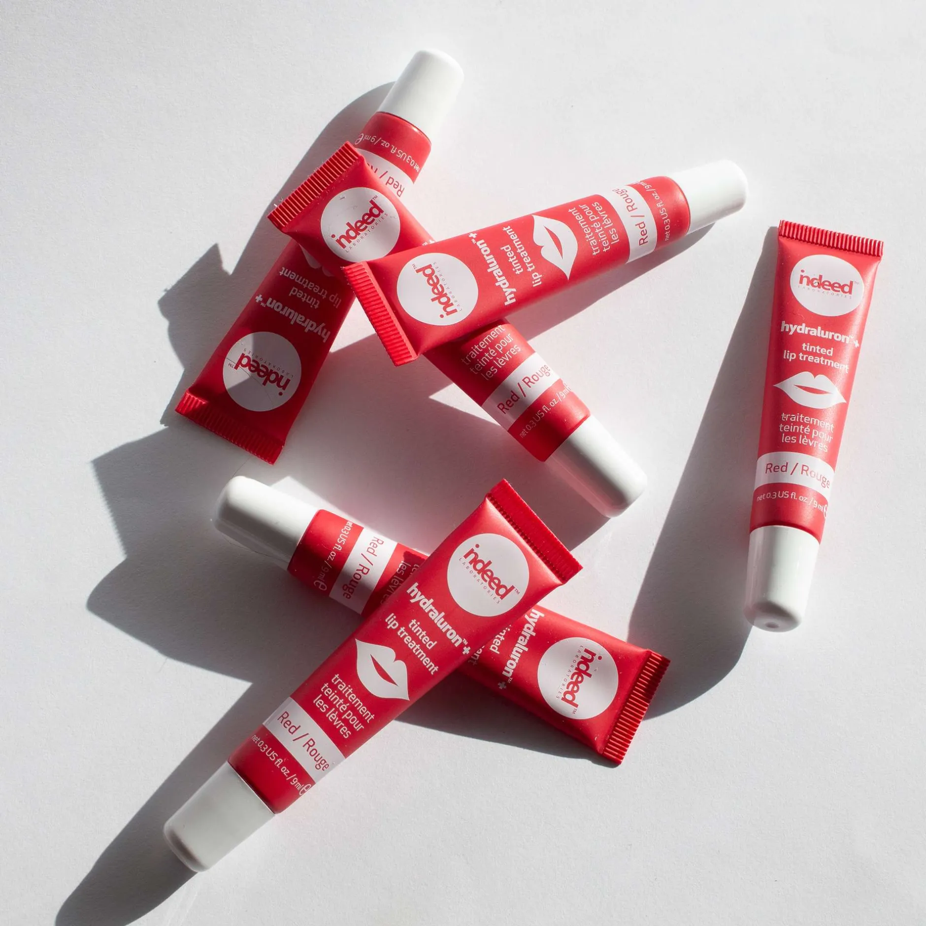 indeed laboratories Hydraluron+ Tinted Lip Treatment Red 9ml Clearance