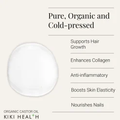KIKI Health Beauty Organic Castor Oil 250ml Outlet