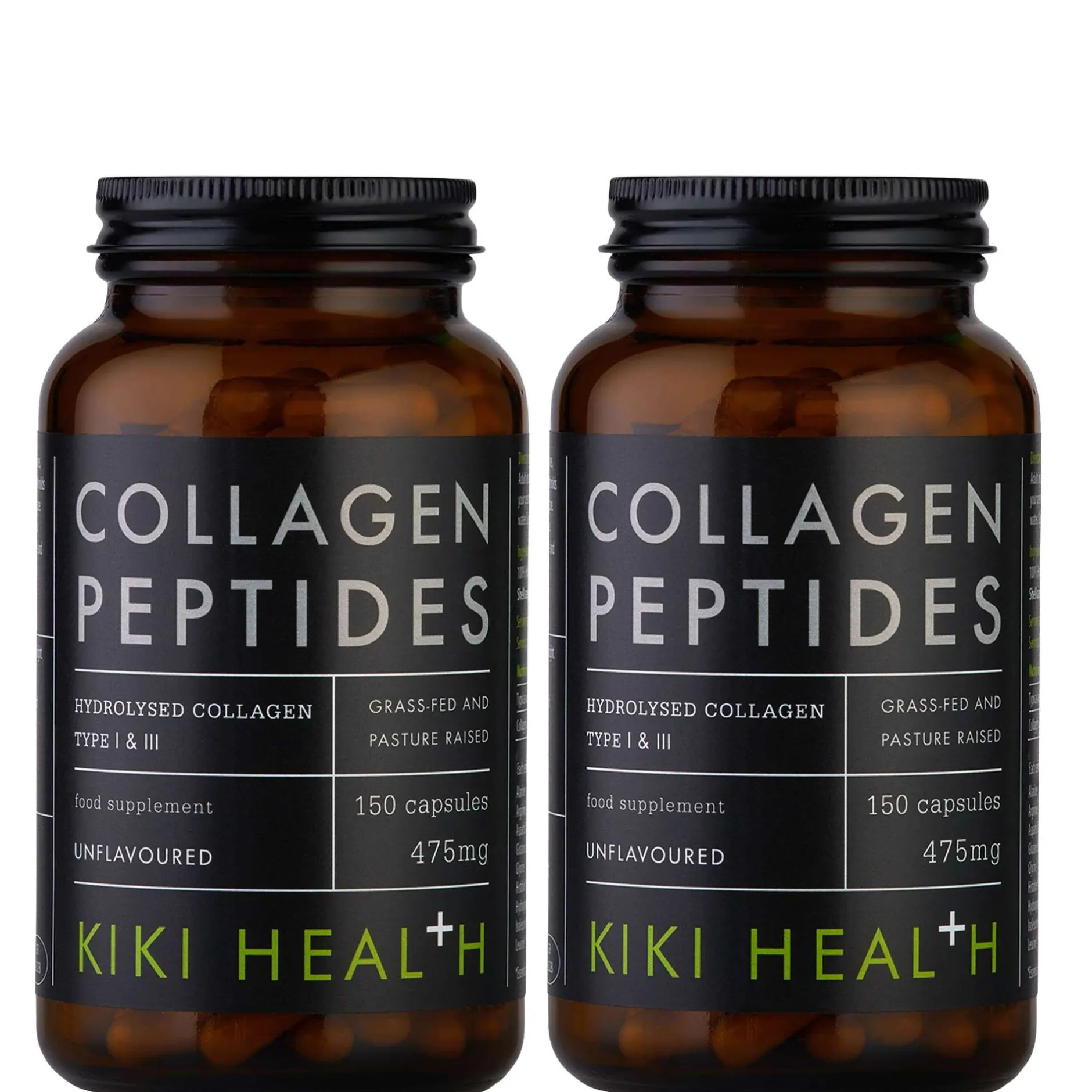 KIKI Health Bundles Bovine Collagen Peptides Vegicaps 2 x 150 Clearance