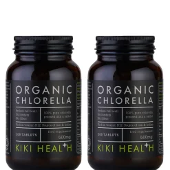 KIKI Health Bundles Organic Chlorella Tablets 2 x 200 New