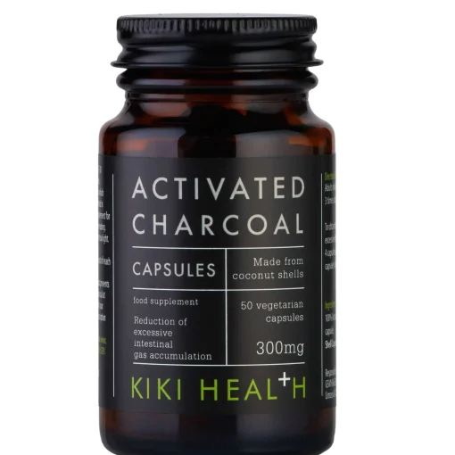 KIKI Health Detox & Cleanse Activated Charcoal 50 Vegicaps Hot