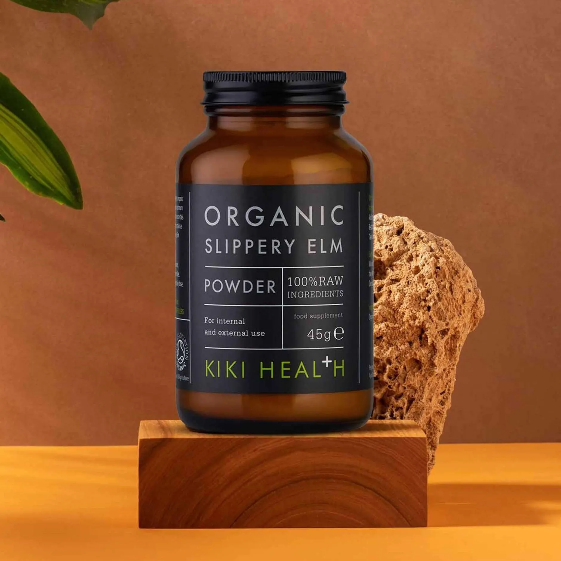 KIKI Health Detox & Cleanse Organic Slippery Elm Powder 45g Hot