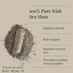 KIKI Health Immune Health Organic Irish Sea Moss 90 Vegicaps Hot