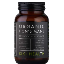 KIKI Health Immune Health Organic Lion's Mane Mushroom Extract 60 Vegicaps Hot