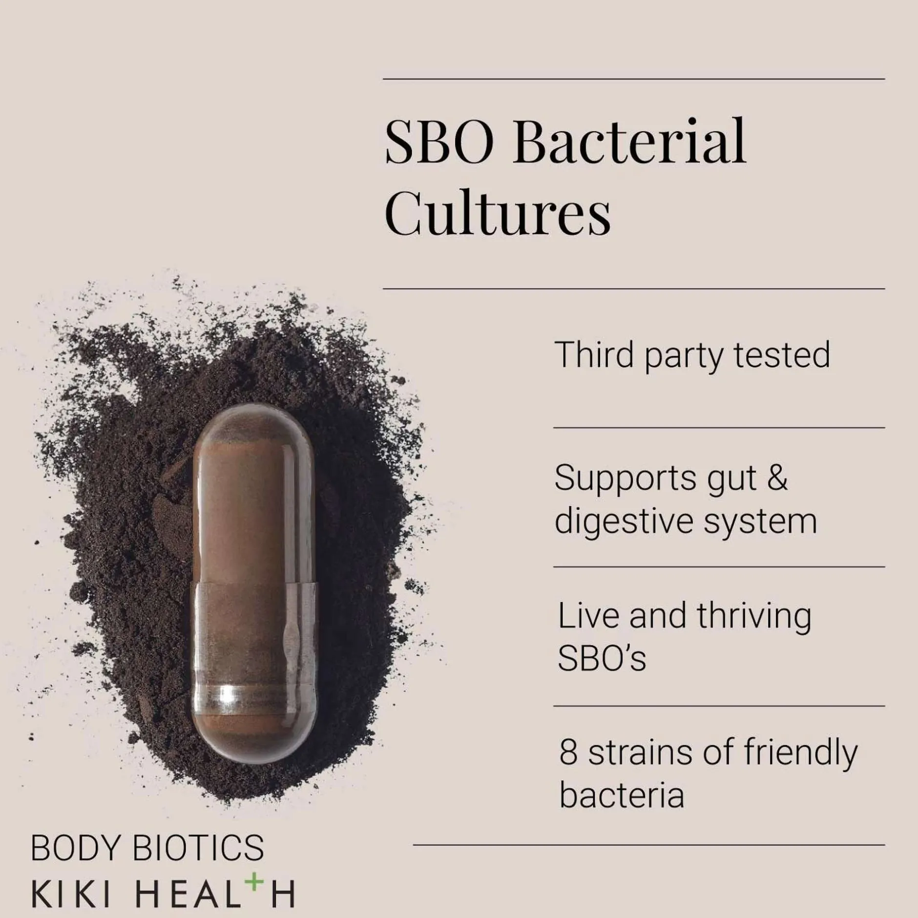 KIKI Health Immune Health Body Biotics 60 Vegicaps Discount
