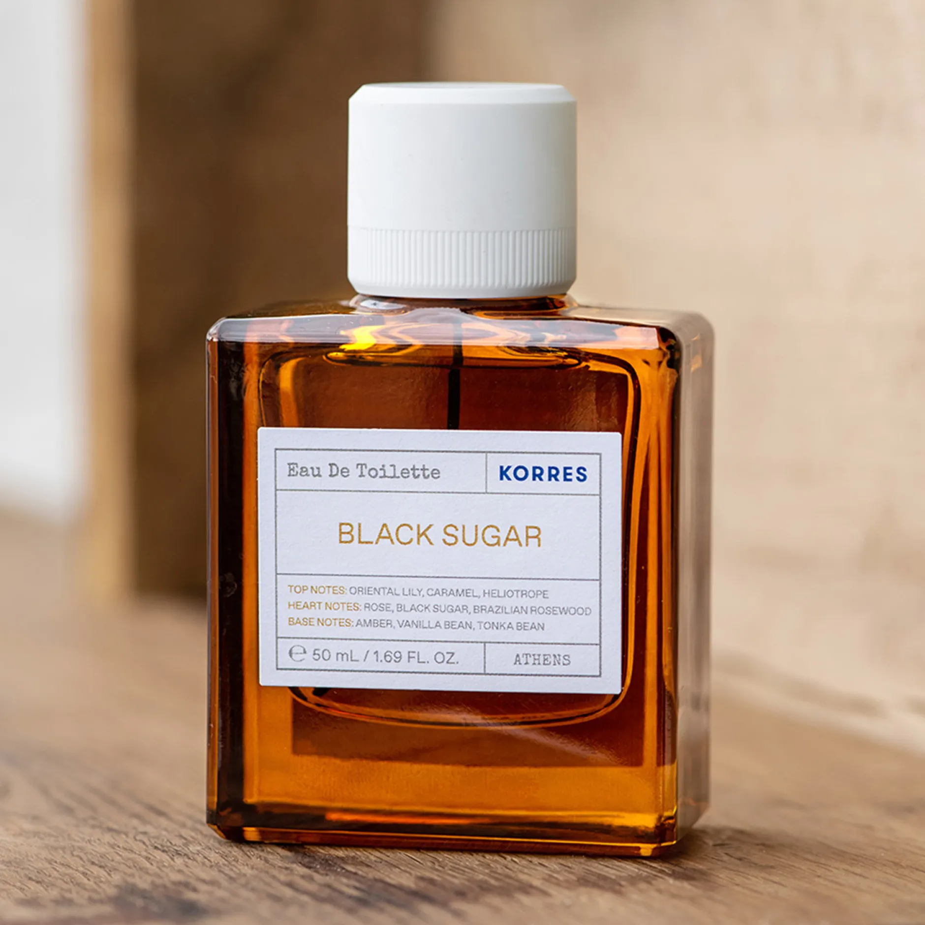 KORRES Black Sugar Eau de Toilette Spray 50ml New