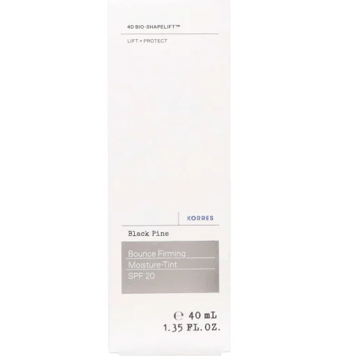 KORRES Face Care Black Pine 4D BioShapeLift™ Bounce Firming Tinted Moisturiser SPF20 40ml Outlet