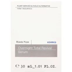 KORRES Face Care Black Pine Overnight Total Revival Serum 30ml Discount