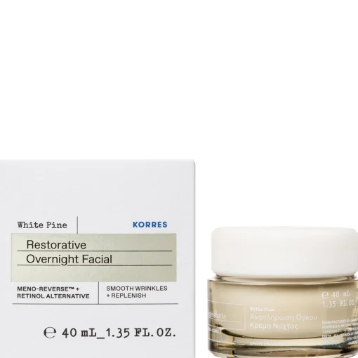 KORRES Face Care White Pine Meno-Reverse Restorative Overnight Facial 40ml Best