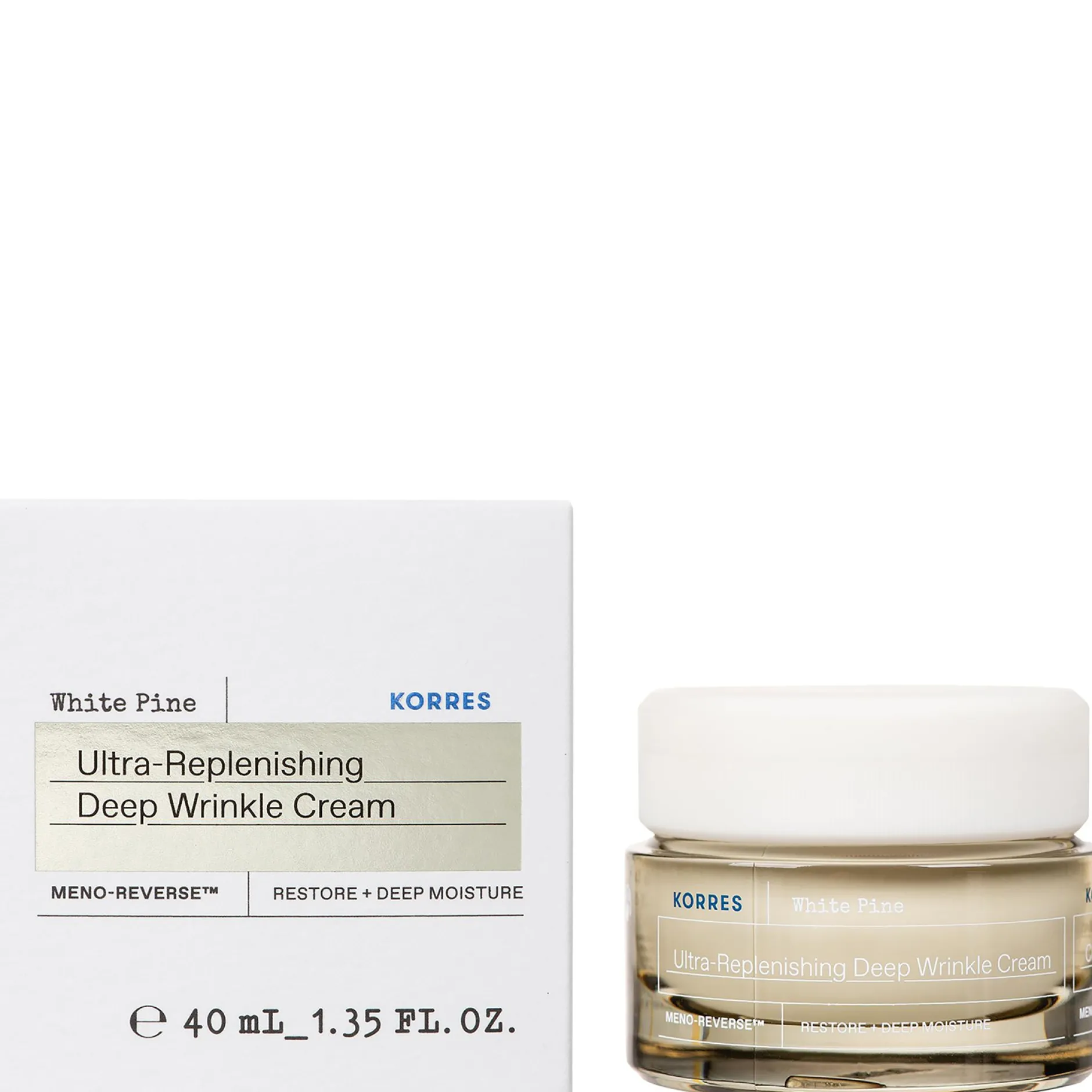 KORRES Face Care White Pine Meno-Reverse Ultra-Replenishing Deep Wrinkle Cream 40ml Best