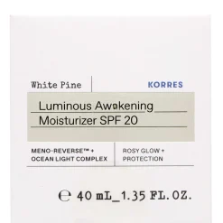KORRES White Pine Luminous Awakening Moisturiser SPF20 40ml