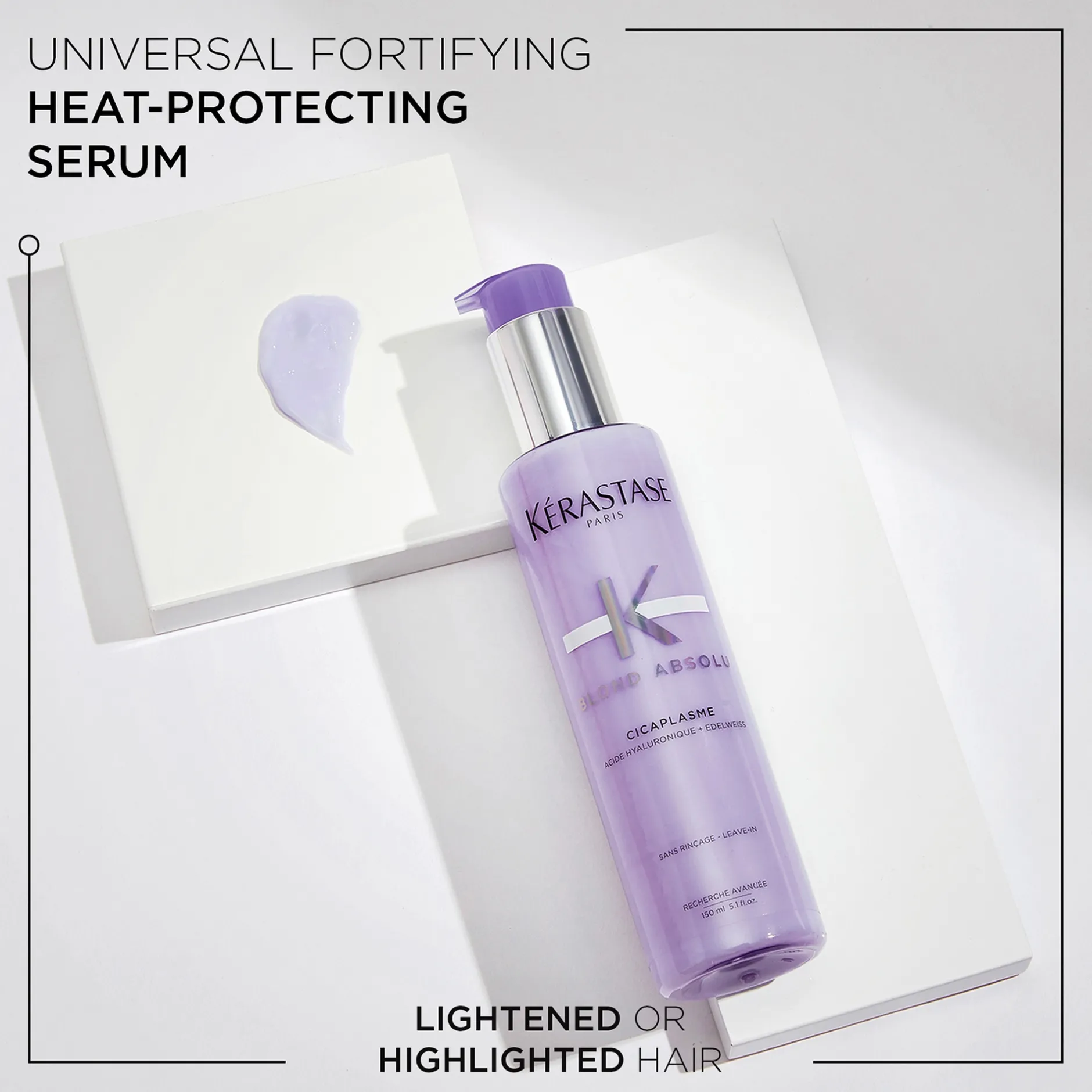 Kérastase Blond Absolu Cicaplasme: Universal Fortifying Heat-Protecting Serum 150ml New
