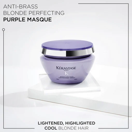 Kérastase Blond Absolu Masque Ultra-Violet: Anti-Brass Blonde Perfecting Purple Masque 200ml Discount