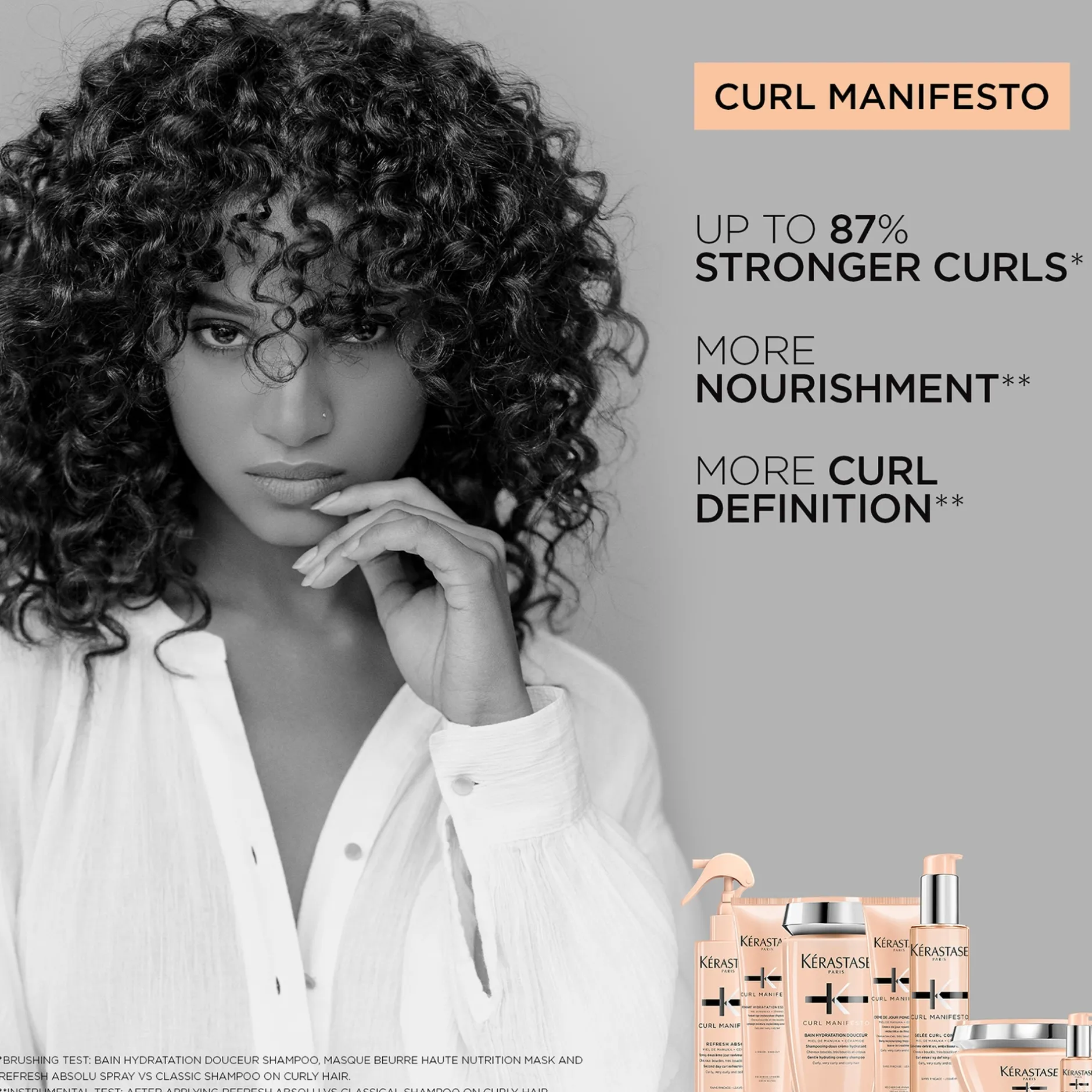 Kérastase Curl Manifesto Crème De Jour Fondamentale: Daily Moisturizing Free-Reducing Leave-In Treatment 150ml Discount