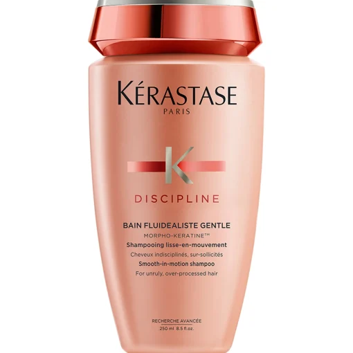 Kérastase Discipline Bain Fluidealiste: Smooth-In-Motion Shampoo For Unruly, Over-Processed Hair 250ml New