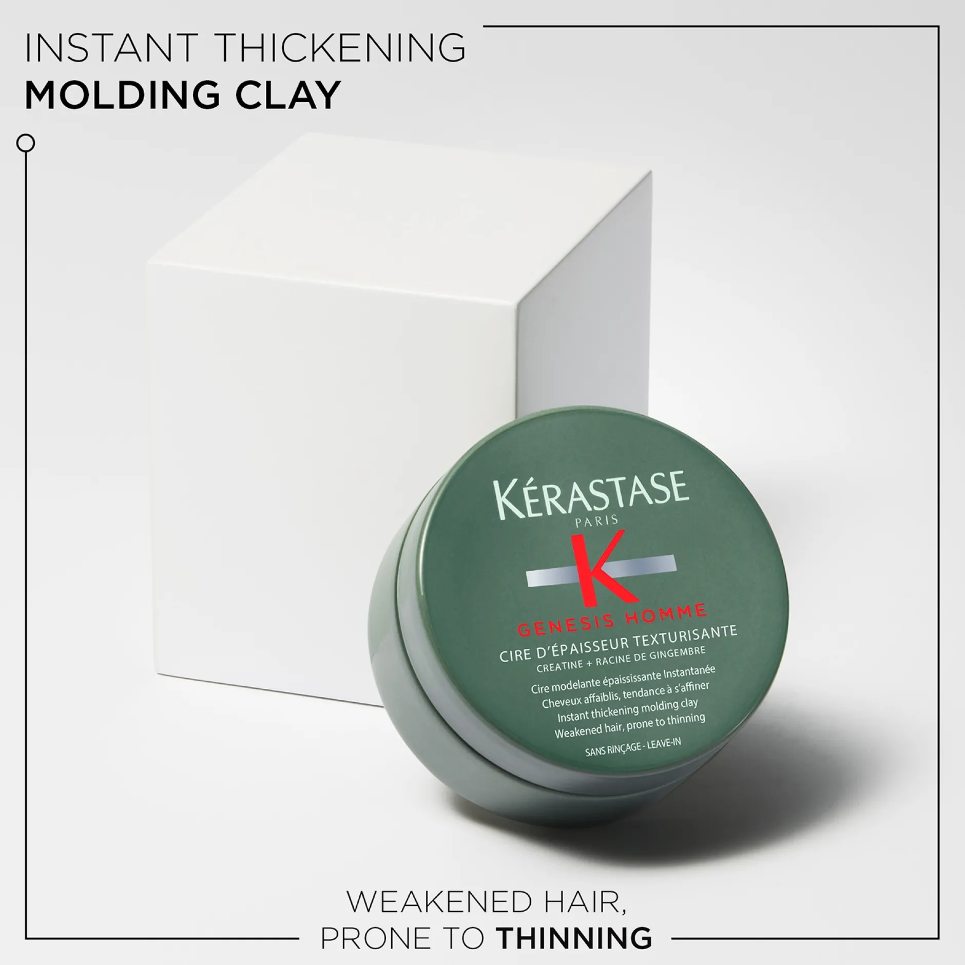 Kérastase Genesis Homme Instant Thickening Molding Clay 75ml Discount