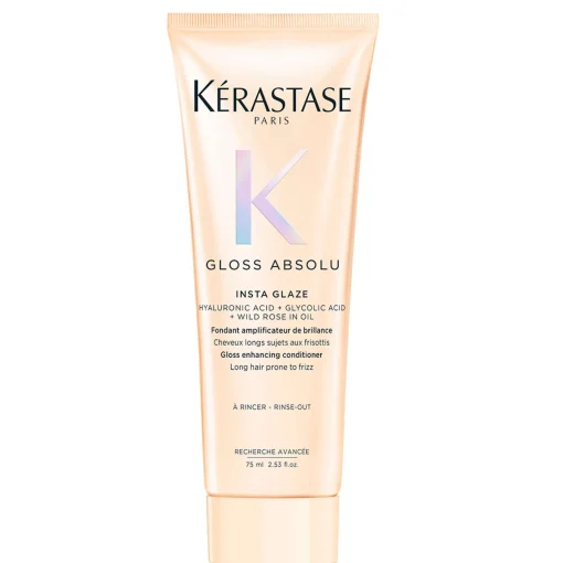 Kérastase Gloss Absolu Conditioner for All Hair Types with Glycolic Acid, Hyaluronic Acid & Wild Rose 75ml Discount