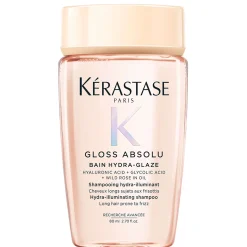 Kérastase Gloss Absolu Shampoo for All Hair Types with Glycolic Acid, Hyaluronic Acid & Wild Rose 80ml Online