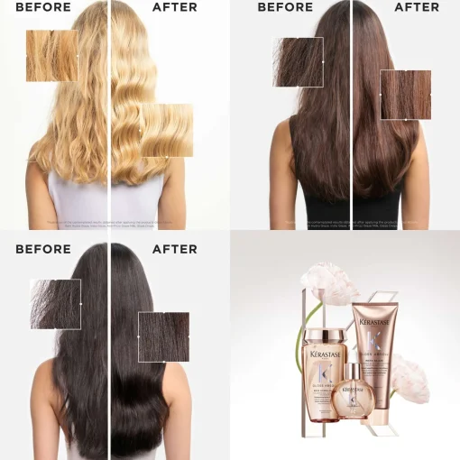 Kérastase Gloss Absolu Shampoo for All Hair Types with Glycolic Acid, Hyaluronic Acid & Wild Rose 80ml Online