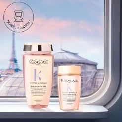 Kérastase Gloss Absolu Shampoo for All Hair Types with Glycolic Acid, Hyaluronic Acid & Wild Rose 80ml Online