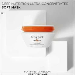 Kérastase Nutritive Masquintense: Intensely Nourishing Soft Hair Mask 200ml New