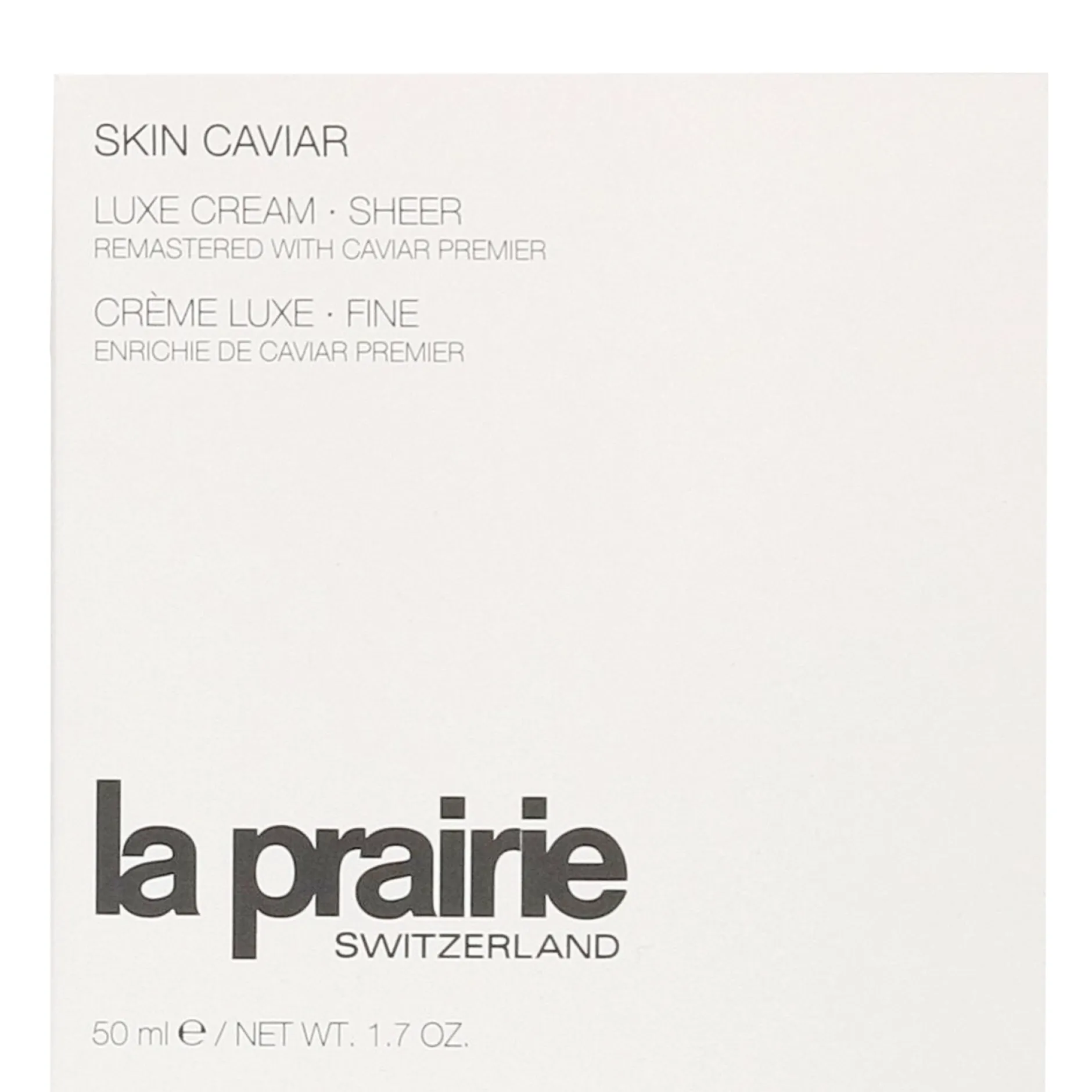 La Prairie Caviar Collection Skin Caviar Luxe Cream Sheer 50ml Clearance