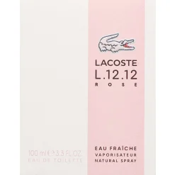 Lacoste L.12.12 Rose Eau Fraiche Eau de Toilette Spray 100ml New